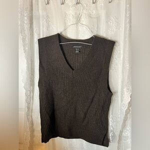 Academia Sweater Vest Brown, Size S, Streetwear Society